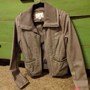 Faux Leather Moto Jacket